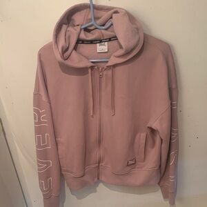 Fantastic Everlast Dusty Rose Full Zip Hoodie SZ M